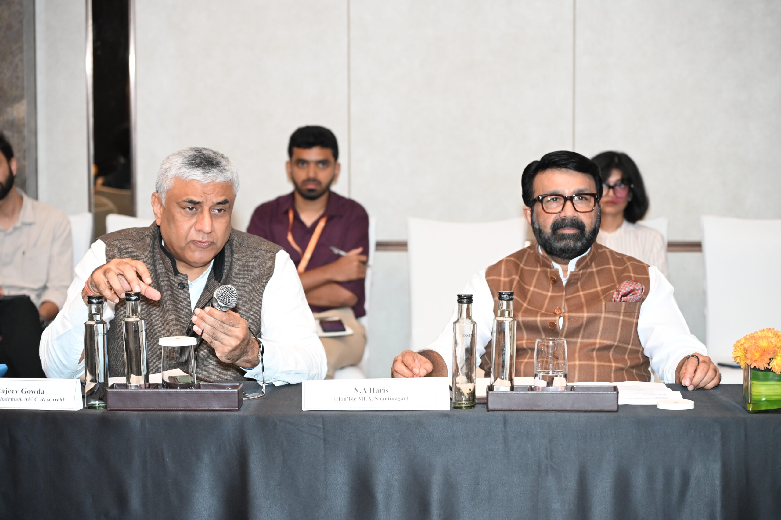 04_Rajeev Gowda, INC & NA Haris, MLA